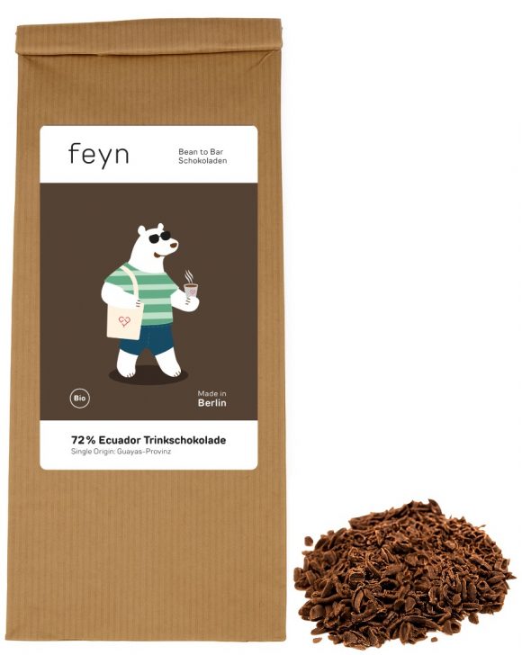 Trinkschokolade 72% Ecuador